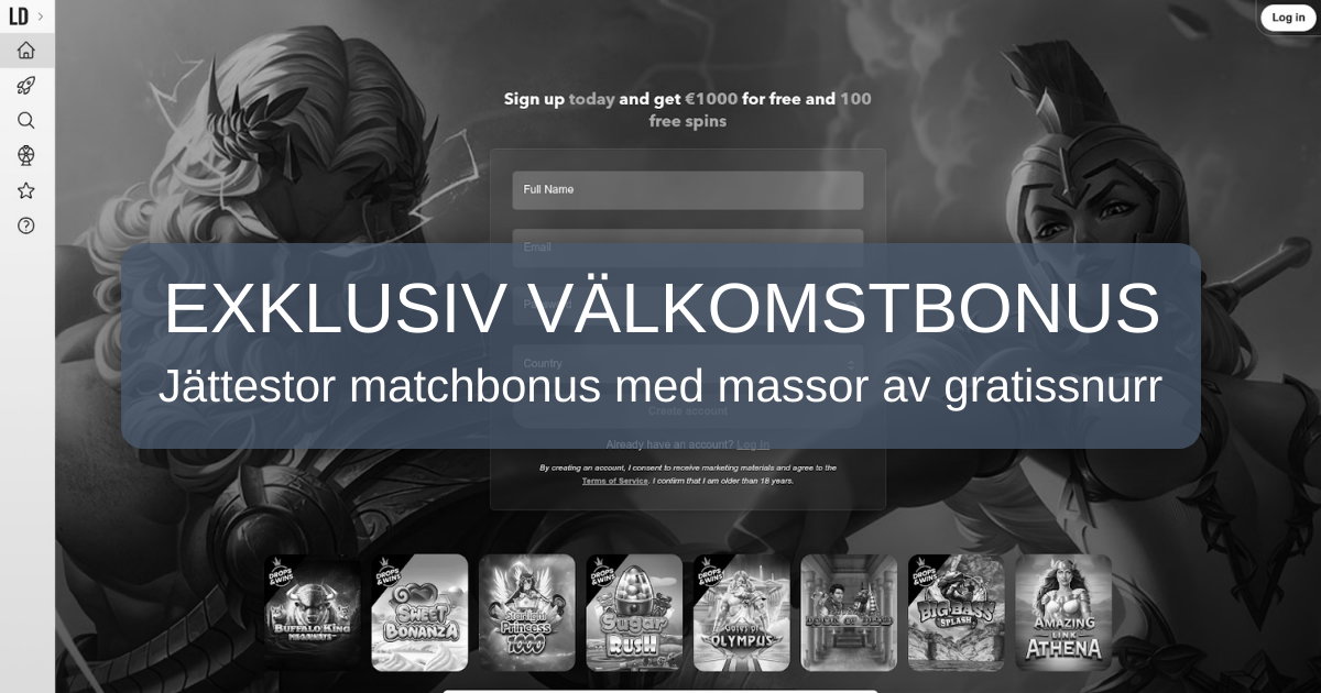 LuckyDays Casino för svenska spelare